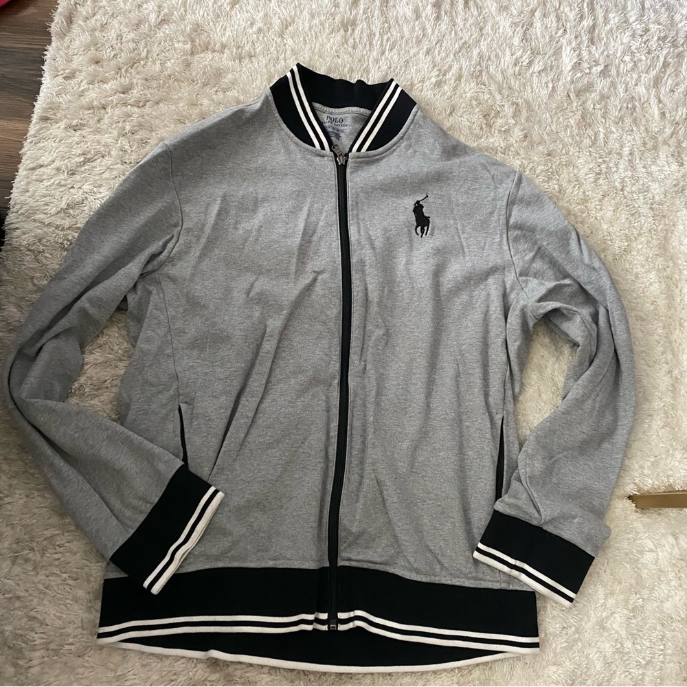 Polo Ralph Lauren Gray and Black Jacket